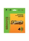 Groove Nickel Plated Steel 40-100 Bas Teli