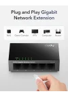 GS105 5 Port 10/100/1000M 16k MAC Gigabit Metal Switch