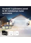 Güneş Enerjili 223 Cob Ledli, Hareket Sensörlü, 3 Taraflı Aydınlatma/GT-SL25