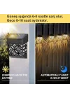 Güneş Enerjili Duvar ve Çit LED Aydınlatma 4 Adet/GT-SL22