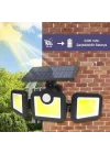 Güneş Enerjili Hareket Sensörlü, 3 Taraflı 171 Cob Led Aydınlatma/GT-SL15