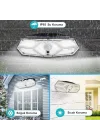 Güneş Enerjili Hareket Sensörlü, 6 Taraflı 104 Led Aydınlatma/GT-SL13