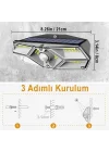 Güneş Enerjili Hareket Sensörlü, 6 Taraflı 104 Led Aydınlatma/GT-SL13