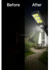 Güneş Enerjili Sensörlü Solar LED Lamba 72 LED Hareket Algılayıcılı Dış Mekan Duvar Aydınlatması Su Geçirmez Güvenlik Bahçe Balkon Garaj Aydınlatma