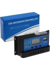 Güneş Paneli Solar Akü Şarj Kontrol Cihazı 12V 24V 30 Amper