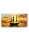 Güneş ve Gemi Tablosu - 160x80cm