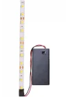 Günışığı Renk Pil Ile Çalışan Şerit Led 2 Metre Pilli Şerit Led (PİL DAHİL)