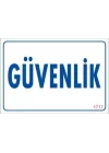 Mey İthalat® Güvenlik Uyarı Levhası 17,5x25 KOD:1717