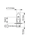 H3 Ampul 24V 70W 13336MDC1