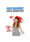 Mey İthalat® Hac Umre Kafa Şemsiyesi Güneş Koruma Şemsiyesi 2 adet 721726