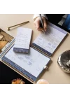 Haftalık ve Günlük 3’lü Masaüstü Süresiz Planlayıcı Set - Galaksi