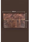 Hakiki Deri MacBook Kılıfı 13-14 İnç – Gerçek Deri Premium MacBook Çantası, MacBook Air, MacBook Pro - Mess Collection (taba 13/14 inç)