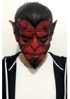 Halloween Maske Hellboy Kırmızı Boynozlu
