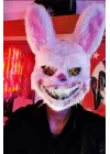 Halloween Maske Tüylü Tavşan