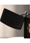 Halloween Tasarımlı Renkli Baskılı Siyah Benzinli Metal Çakmak