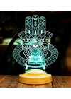 Hamsa Fatmanın Bereket Eli, Hz. Fatıma Ananın Eli Led Lamba