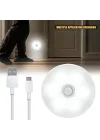 Hareket Sensörlü USB Şarjlı Lamba Led Işık Sensörlü Lamp Gece Lambası Hareket Sensör Led Sensör Lamba