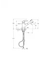 Harmony A41864 Pull-Out Eviye Bataryası Krom