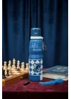 Harry Potter Lisanslı Charmlı Termos, 600 ml Kapasite, Mavi