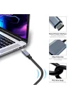 HDMI Çevirici USB C HDMI 4K 60Hz HDMI, 200cm USB C HDMI Adaptör USB C HDMI Uyumlu Thunderbolt Type-C to HDMI 2 Metre Kablo Uzunluğu ZR854