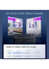 HDMI Çift Yönlü 4K 60Hz Çogalticı 2in1 HDMI Switch Adaptörü