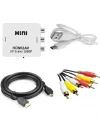 Hdmi To Av Rca Tos Çevirici + Hdmi Kablo + Rca Kablo