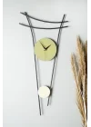 Heit Metal 73-34Cm Dekoratif Duvar Saati Mds-R Myk2097-7