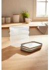 Hide Plus 3Lü Saklama Kabı Beyaz (3X1000 Ml)