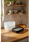 Hide Plus 4Lü Saklama Kabı Siyah (4X 0,70 Lt)