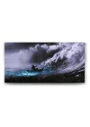 Hırçın Denizde Sihirli Tekne Tablosu - 160x80cm