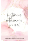 Histamine Intolerance Journal: 3-Month Food Diary and Symptom Tracker in 6”x 9” size | Pink Marble