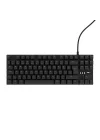 HK410 Mekanik Switch 19 Mod RGB Kablolu Siyah TKL Türkçe Gaming Klavye (Mavi Switch)