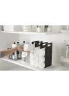 Home Tower havlu düzenleyici, iç içe geçmiş, siyah, 2 adet