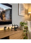 HOME Yazılı 3D Baskı Dekoratif Heykel – Modern Ev Dekor Aksesuarı, Benzersiz Tasarım