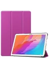 Honor ile uyumlu Pad X8 Smart Cover Standlı 1-1 Kılıf Pembe