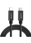 Horizontal 20W Type C to Lightning 1 Metre iPhone iPad Hızlı Şarj ve Data Kablosu Space Gray