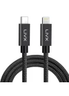 Horizontal 20W Type C to Lightning 1 Metre iPhone iPad Hızlı Şarj ve Data Kablosu Space Gray
