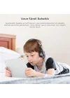 HT106 USB Kablolu Mikrofonlu Kulak Üstü Kulaklık - PC, Laptop, Tablet, Telefon Uyumlu, Ergonomik Kulak Yastıkları, İş, Oyun, Çağrı Merkezi için, Esnek Mikrofonlu Kulak Üstü Kulaklık Siyah