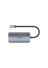 Hub USB-C MST Triple Ekran, 2 x HDMI + VGA, 1 x USB-A Port ve USB-C Power Delivery 100W │ USB 3.1 5 Gbps, 4K@30Hz, 2K@60Hz, Alüminyum, SuperSpeed