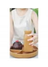 Hüp + Up -Şişe + Pipet - Woody Brown/Powder Grey
