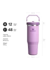 IceFlow Flip Straw Tumbler Pipetli Termos Bardak, 0.89 L