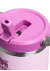 IceFlow Flip Straw Tumbler Pipetli Termos Bardak, Kiraz Çiçeği (Cherry Blossom), 0.60 Litre