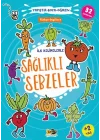İlk Kelimelerle Sağlıklı Sebzeler Yapıştır-Boya-Öğren