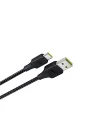 Infinitylab by - InstantConnect Kablo USB-A USB-C,Siyah,1.5m