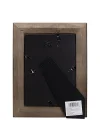 International Designs Rustikal Fashion breit Linear graywash Holz Bilderrahmen, 5 x 7, grau