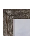 International Designs Rustikal Fashion breit Linear graywash Holz Bilderrahmen, 5 x 7, grau