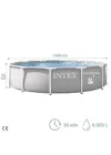 İntex 26712 366x76cm Premium Prefabrik Havuz Seti 220v Filtreli