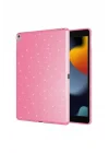 iPad 10.2 2021 (9.Nesil) Simli Parlak Görünümlü ile Uyumlu Tablet Koton Kılıf-Siyah