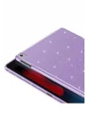 iPad 10.2 2021 (9.Nesil) Simli Parlak Görünümlü ile Uyumlu Tablet Koton Kılıf-Siyah