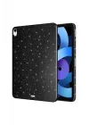 iPad 10.9 2022 (10.Nesil) Simli Parlak Görünümlü SBT Tablet Koton Kılıf - Derin Mor